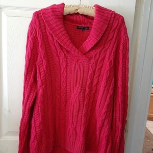 Womans pink sweater